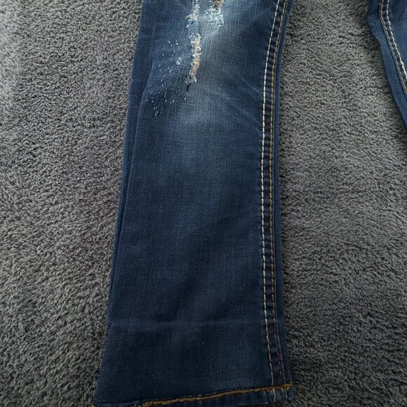 Rock Revival Patti Boot Cut Women's Denim Jeans Size 28 Adult Embellished Grunge - Picture 5 of 16